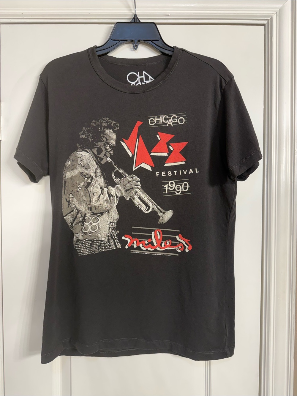 Miles Davis Chicago Jazz Fest 1990 Chaser Brand T-shirt SzM NWOT